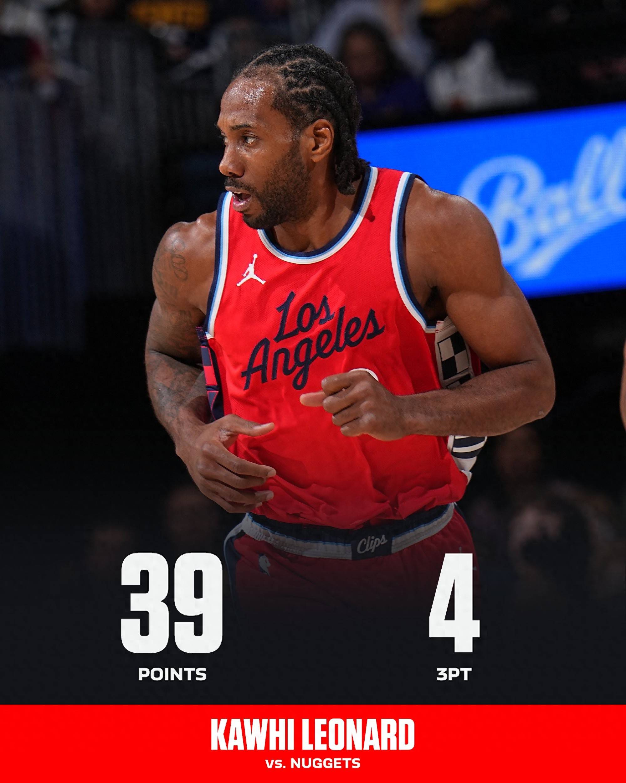 关于湖人负快船,莱昂纳德砍下35分的信息 关于湖人负快船,莱昂纳德砍下35分的信息